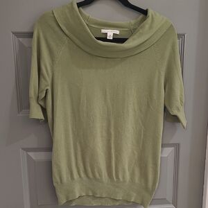 Banana Republic Olive Cowl Neck Sweater